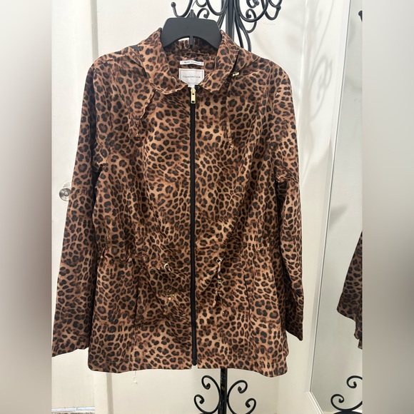 Charter Club Women's Animal Print Utility Jacket - Picture 1 of 7